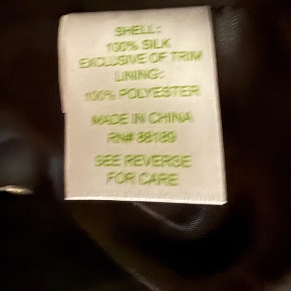 NWT!  Silk Lilly Pulitzer Black and Gold Mini Pleated Strapless Dress - Picture 7 of 7